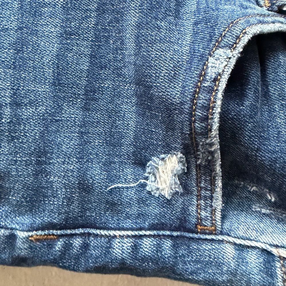 Flying Monkey Distressed Mid-Rise Skinny Jeans - Medium Wash - Size 26 - Picture 5 of 7
